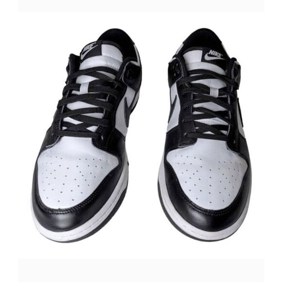 NIKE Dunk Low Retro 'White Black Panda' Sneakers Size W12/M10.5 - Picture 4 of 8